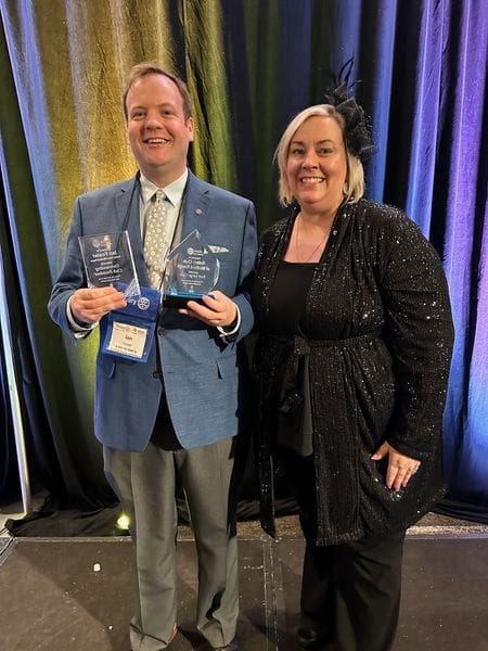 Club wins district award. Club wins district award.