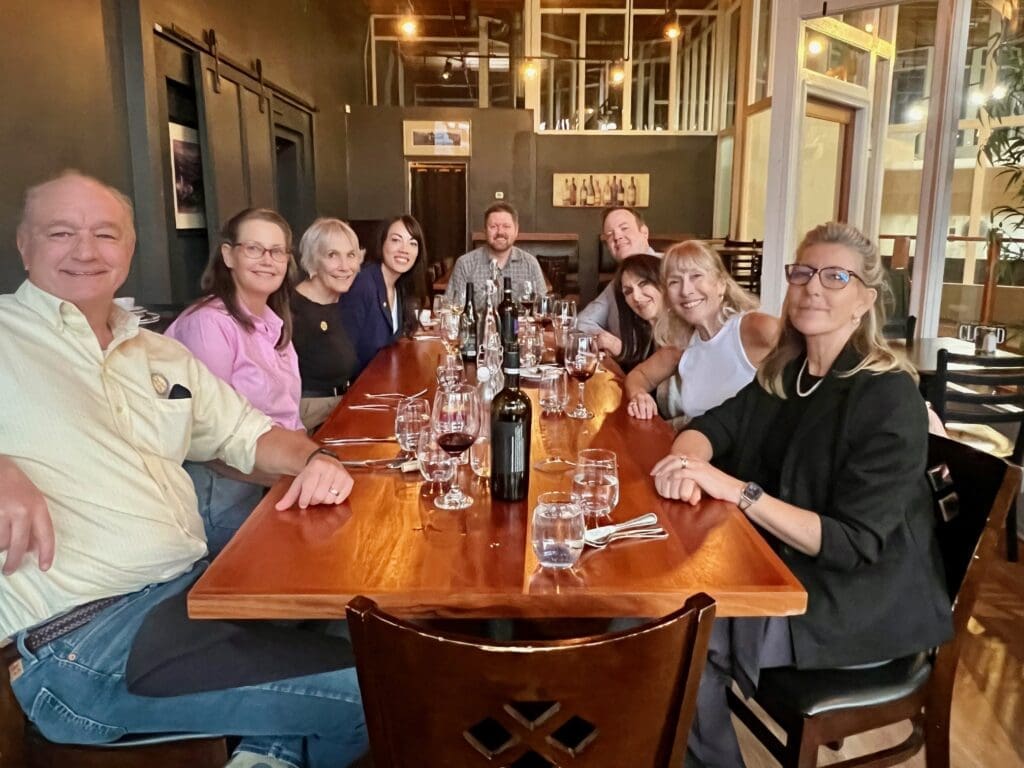 Dinner with DG C Waugh 100125