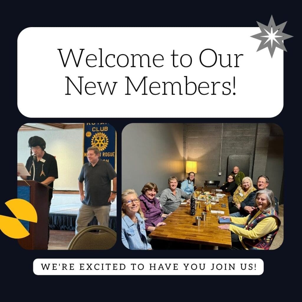 Rotary - Welcome to Our New Members! (1)