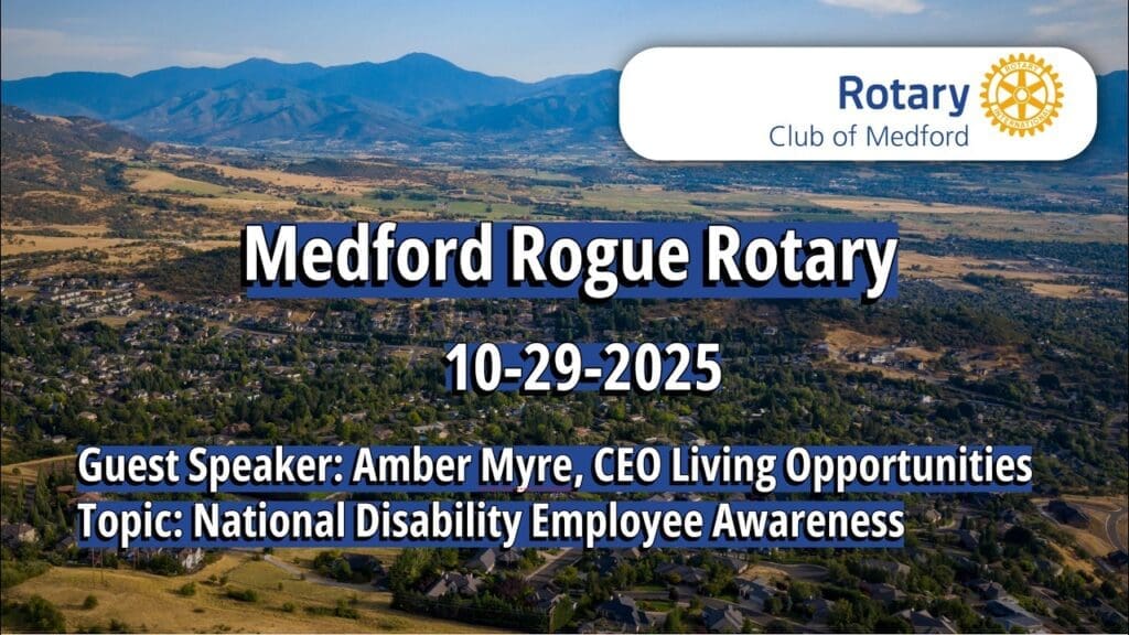 Medford-Rogue-Rotary-10-29-25.-Speaker-Amber-Myre-CEO-Living-Opportunities.-Intro-Claudette-Moore