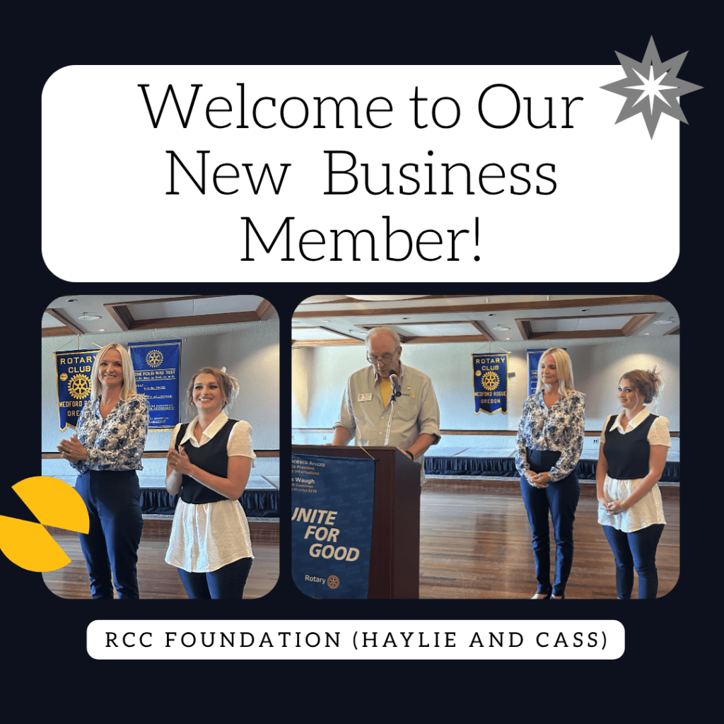 Rotary - Welcome to Our New Members!