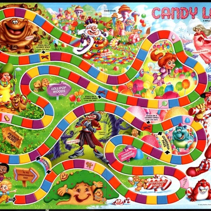 Candyland map