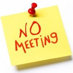 No meeting July 22nd.